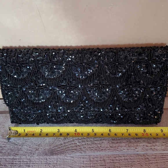 Vintage beaded clutch 1960s - Picture 5 of 8